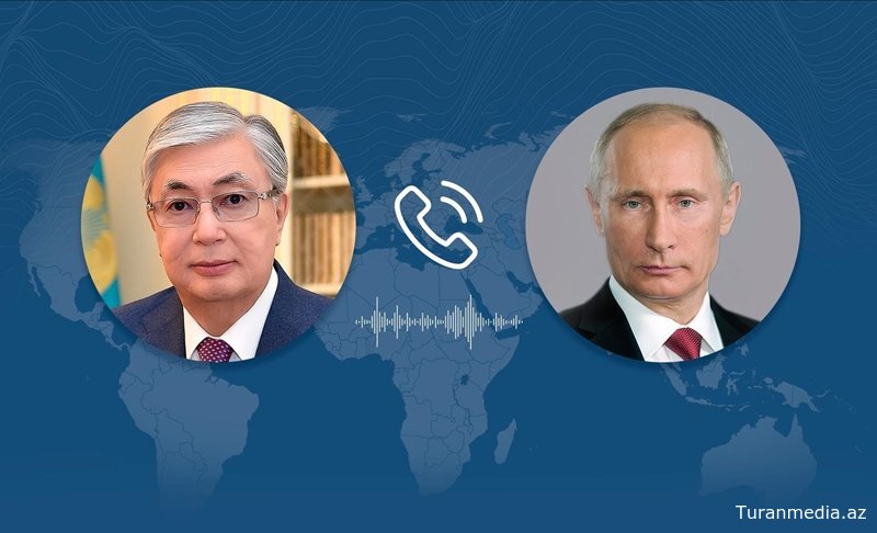 Tokayev Putinlə telefon danışığı aparıb