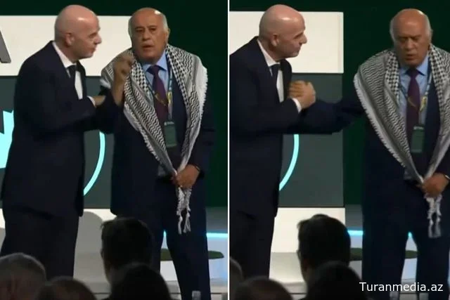 Скандал на конгрессе FIFA: Глава палестинской ассоциации отказался пожать руку представителю Израиля(Видео)